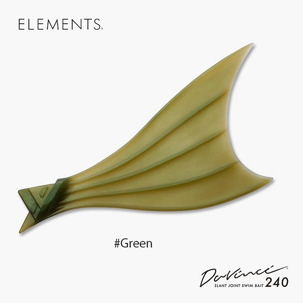 Elements Rumble Fish Tail for 240 #Green