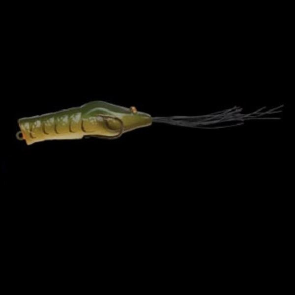 NORIES Bass Lure Ebigaeru E06 Natural Pearl Olive