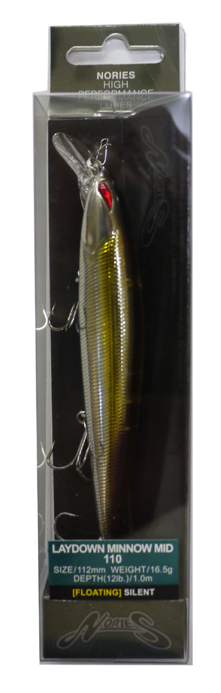 NORIES Laydown Minnow Mid 110F BR-238 Half Mirror Smelt