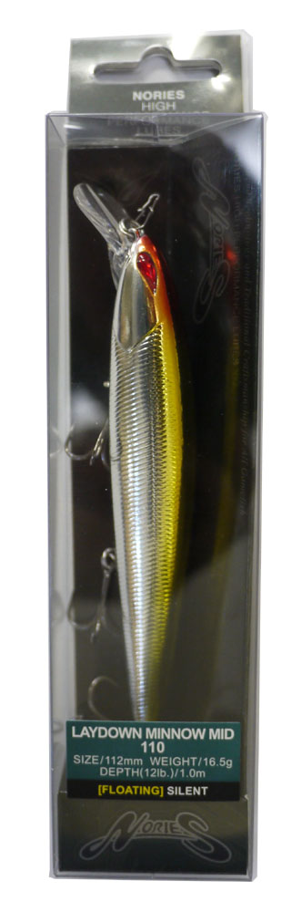 NORIES Laydown Minnow Mid 110F BR-302 Crown