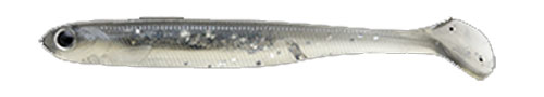 Ecogear 4 inch Spoon Tail Live Roll ST01 Silver Shad