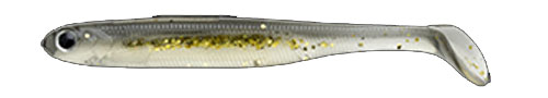 Ecogear 4 inch Spoon Tail Live Roll ST09 Gold Shad