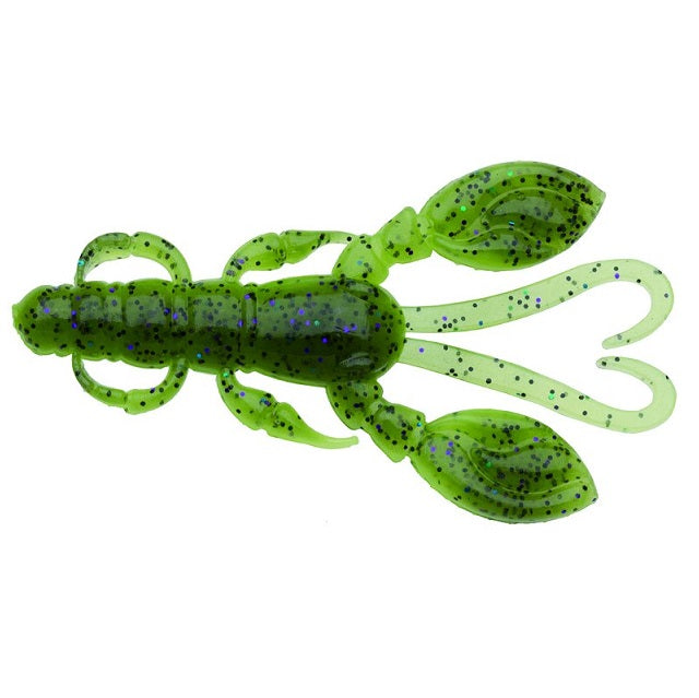 Ecogear Rock Claw 2 inch 434 Avocado Chart Half Float