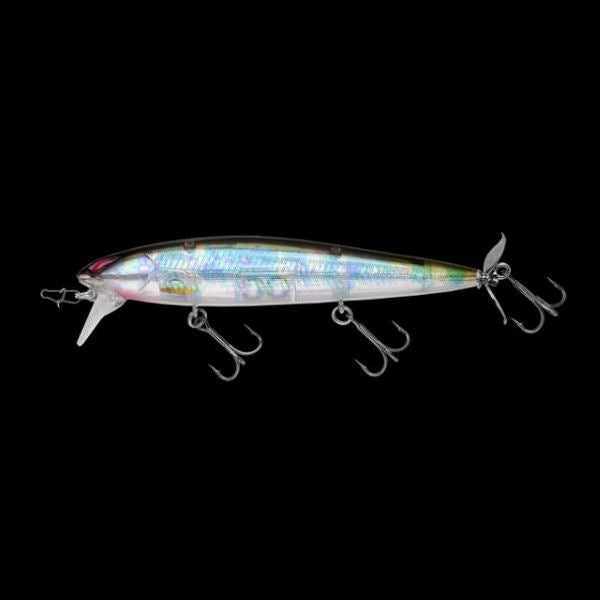 Nories Bass Lure Laydown Minnow Wake Prop Plus BR-339LH Layered Holo Ikawa