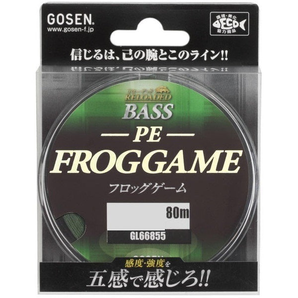 Gosen Reloaded Bass PE Frog Game No. 4 (45LB)