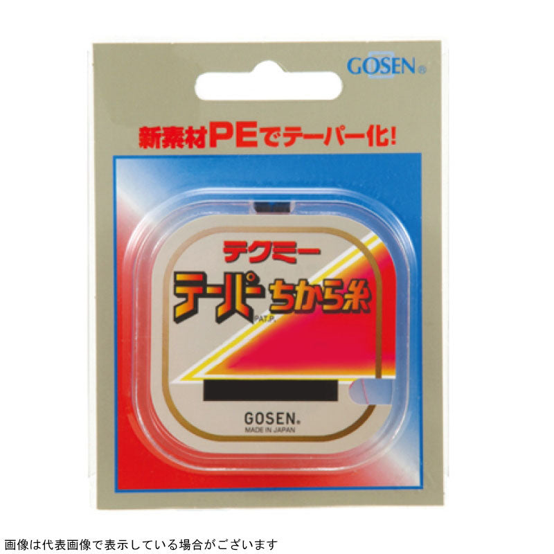 Gosen Techme Tapered Chikara Thread (Red) 13m 2-strand roll 1.5-6