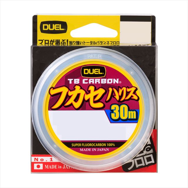 DUEL TB CARBON Fukase Line 30m 1.75# Natural Clear