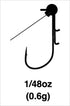 Ryugi Jig Head SVS184 Monoguard Vespa #3 1/48oz (0.6g)