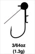Ryugi Jig Head SVS185 Monoguard Vespa #2 3/64oz (1.3g)