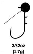 Ryugi Jig Head SVS185 Monoguard Vespa #2 3/32oz (2.7g)