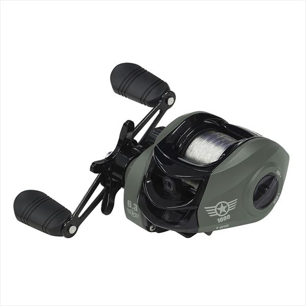 OGK Baitcasting Reel Global Army Cast 1000 Khaki Green