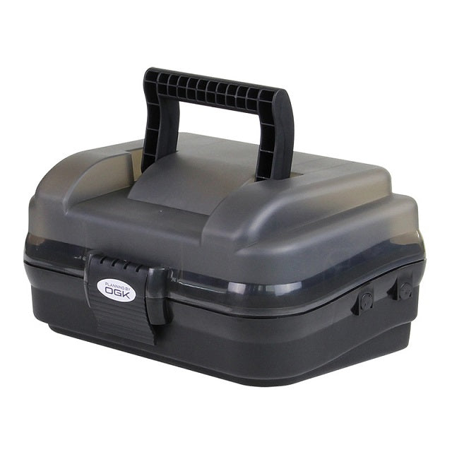 OGK Small Tackle Box, Single Tier, Smoke/Black