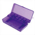 OGK 2-Tier Tackle Case, Clear Purple