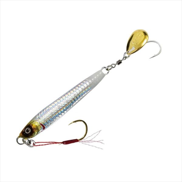 Magbite Metal Jig HMB MBJ06 Sardine Jig Makispe 30g 02 Silver Glow Tail