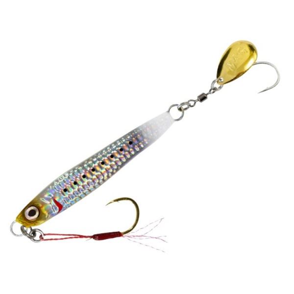 Magbite Metal Jig MBJ06 Sardine Jig Makispe 60g 02 Silver Glow Tail