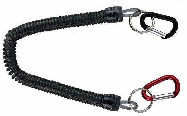 Gloryfish SP-001 Spiral & Carabiner L Black