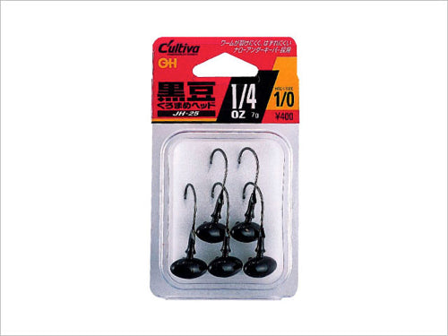 Owner Cultiva JH-25 Black Bean Head 1/4