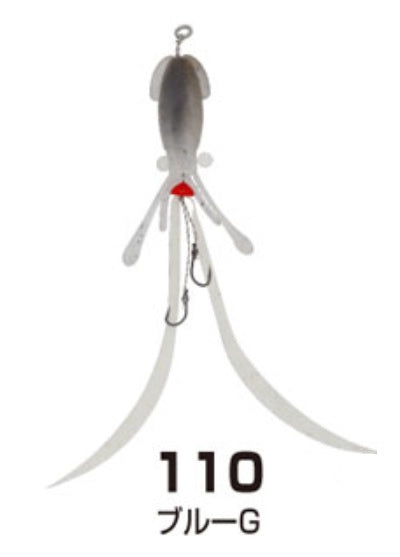 Owner Cultiva CU-740 Skirt Hook Real Squid Facing 8 110 Blue G