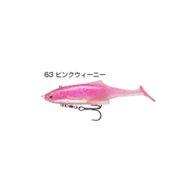 Owner GN-14 Brikin Swimmer Jr. 4.4 inch 63 Pink Weenie