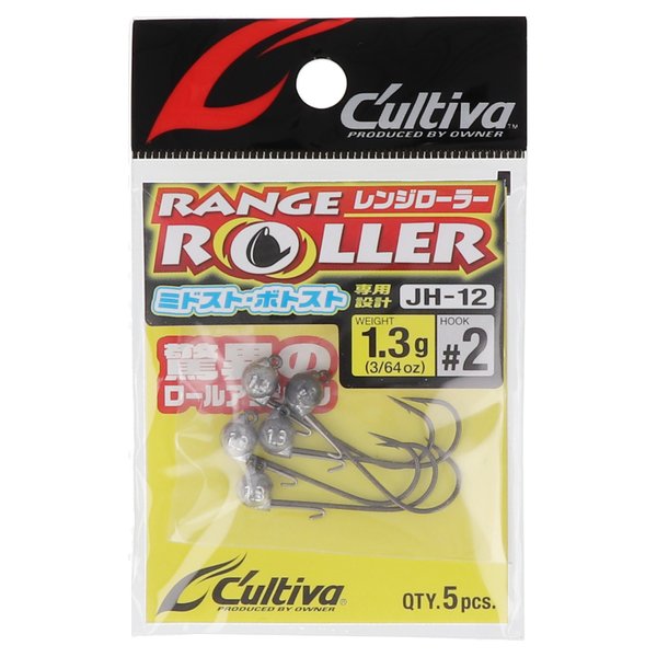 Owner Cultiva Jig Head JH-12 Range Roller 1.3g-#2