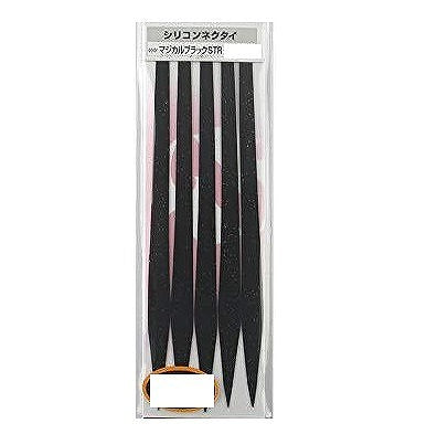 DAIWA Tairaba Red Fang Silicone Tie STR (Straight) Magical Black