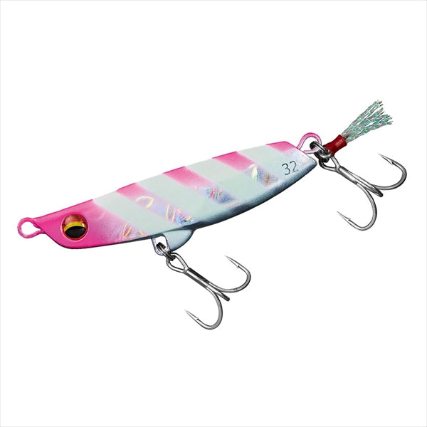 DAIWA Metal Jig Flat Junkie Flat Metal Z 32g Pink Zebra Glow