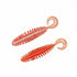 DAIWA Worm HRF KJ Curly 3.8 inch Holo Orange