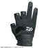 DAIWA DG-30009 Nano Front Mesh Cool Gloves 3-piece Cut Black L