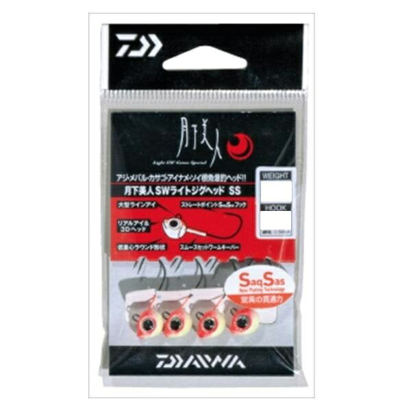 DAIWA Gekka Bijin SW Light Jig Head SS Luminous 3.0g-#6