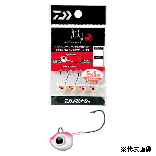DAIWA Gekka Bijin SW Light Jig Head SS Luminous 2.0g-#6