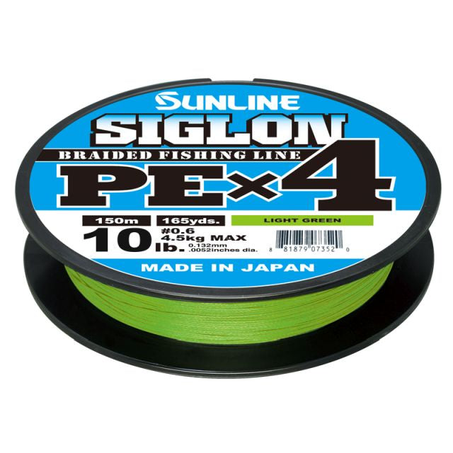 Sunline Siglon PE x 4 150M (LG) #0.6 / 10LB J