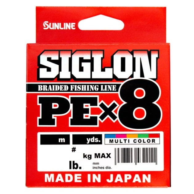 Sunline Line SIGLON PE (Siglon PE) x 8 200m Multicolor 0.8 12lb
