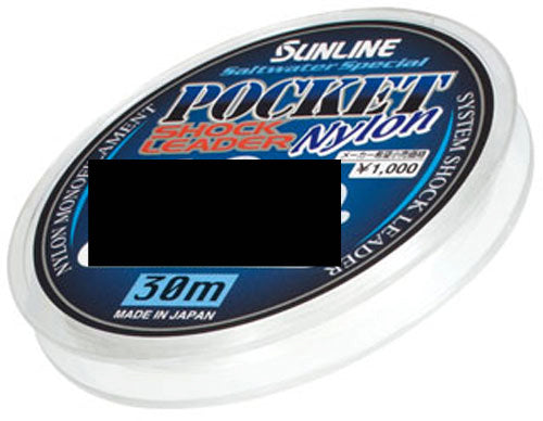 Sunline Pocket Shock Leader NY 30m 16lb/#4