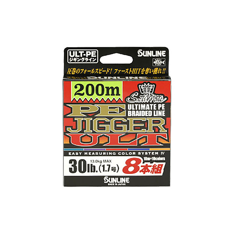 Sunline PE Jigger ULT 8-strand 200m 1.7