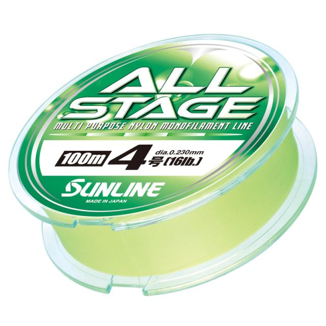 Sunline All Stage 100M 16LB/#4 Yellow Green