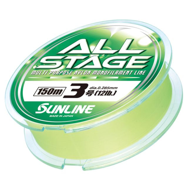 Sunline All Stage 150M 12LB/#3 Yellow Green
