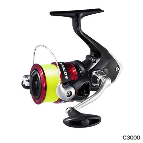 SHIMANO Reel 19 Sienna C3000 with No. 3 line, no box