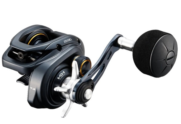 SHIMANO Baitcasting Reel 22 Grappler BB 151HG (left)