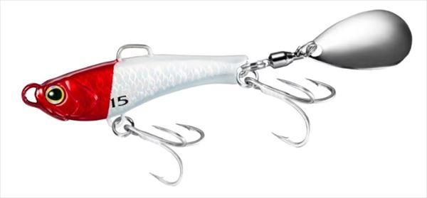 SHIMANO Seabass Lure JJ-215U Soare Rise Shot Blade 15g 011 S Red Head