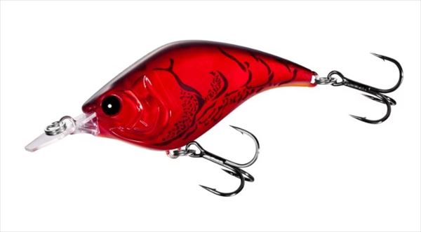 SHIMANO Bass Lure ZQ-C65W Bantam Oliva Crank Flat 65F Flash Boost 009 Red Claw