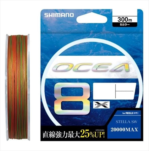 Shimano PE line LD-A81S Ocea 8 PE 400m 10m x 5 colors #10