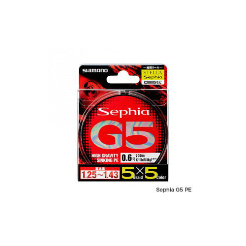 Shimano Sephia G5 PE 150m PL-E55N 5C 0.5