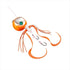 SHIMANO Tairaba JD-Q12U Engetsu Rakuchenbakubaku R 120g 002 Orange Silver *Payment not available in store