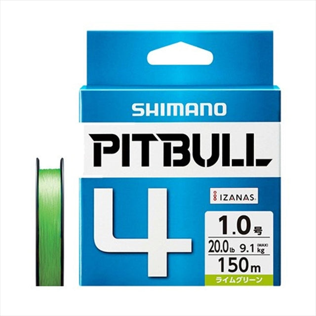 Shimano PL-M54R PITBULL 4 Lime Green No. 1 150m