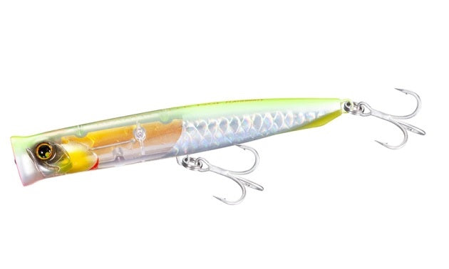 SHIMANO Seabass Lure XG-P13U Netsuna Beam Popper 130F Flash Boost 006 F Chart Back