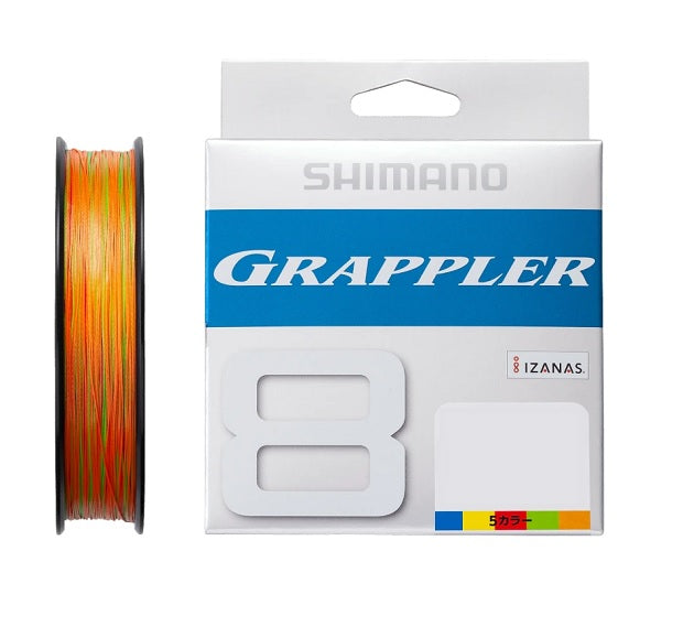 Shimano Line LD-A61U Grappler 8 PE 200m 0.8 10m x 5 colors