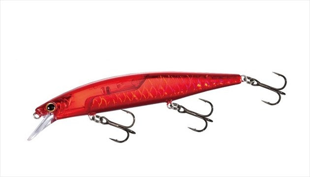 SHIMANO Bass Lure ZQ-M11U Bantam World Minnow 115F Flash Boost 014 Kyorin Red