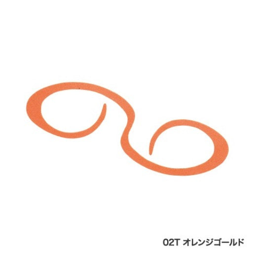 SHIMANO Engetsu Bakubaku Necktie Moebius Curly EP-001R Orange Gold 02T