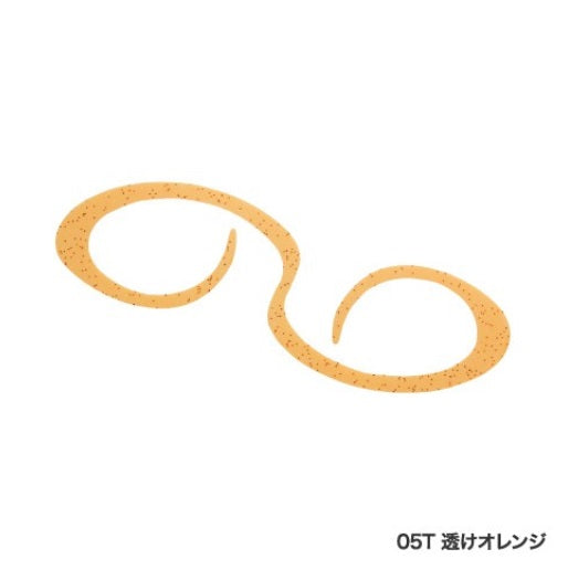 SHIMANO Engetsu Bakubaku Necktie Moebius Curly EP-001R Sheer Orange 05T