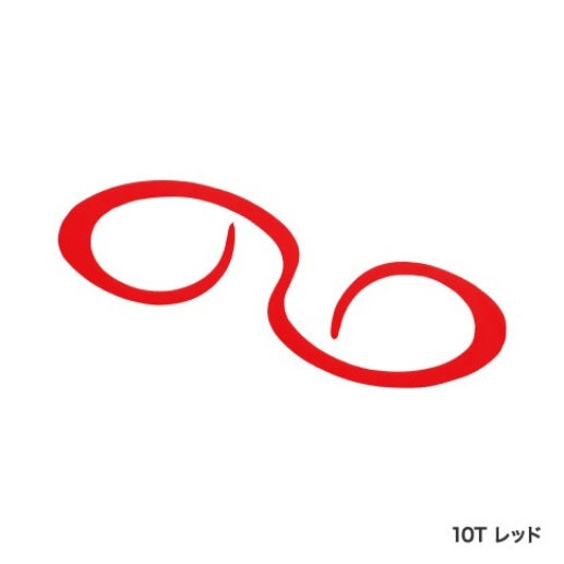 SHIMANO Engetsu Bakubaku Necktie Mobius Curly EP-001R Red 10T